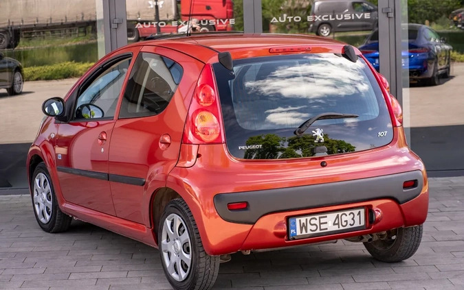 Peugeot 107 cena 14900 przebieg: 46000, rok produkcji 2009 z Sierpc małe 667